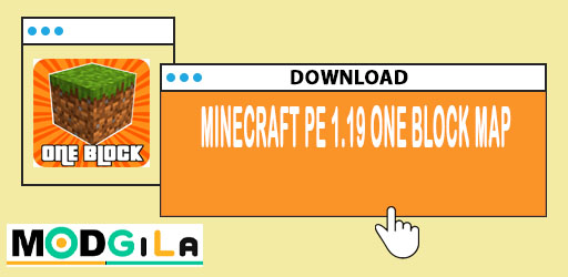 Minecraft PE 1.19 One Block Map