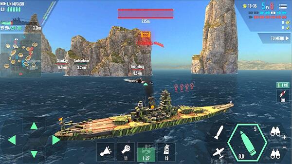 battle of warships mod apk unlimited platium