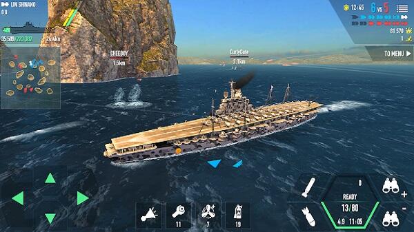 battle of warships mod apk versi terbaru