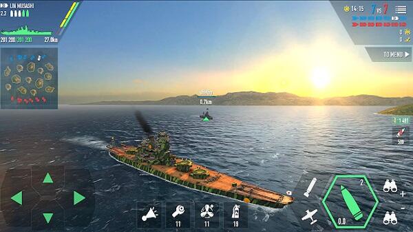 download battle of warships mod apk