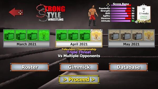 wrestling empire mod apk android